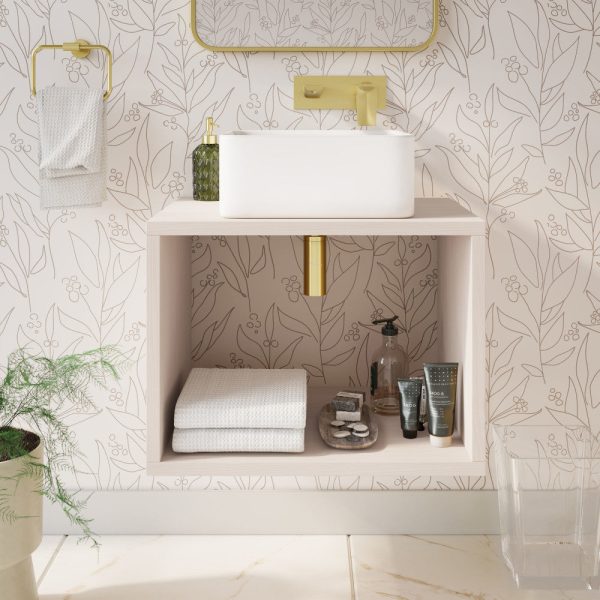 Concorde 24   Wall-Hung Vanity In White Oak Online now - Image 2