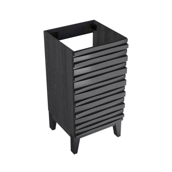 Cascade 18  Bathroom Vanity in Black - Cabinet Online now - Image 3