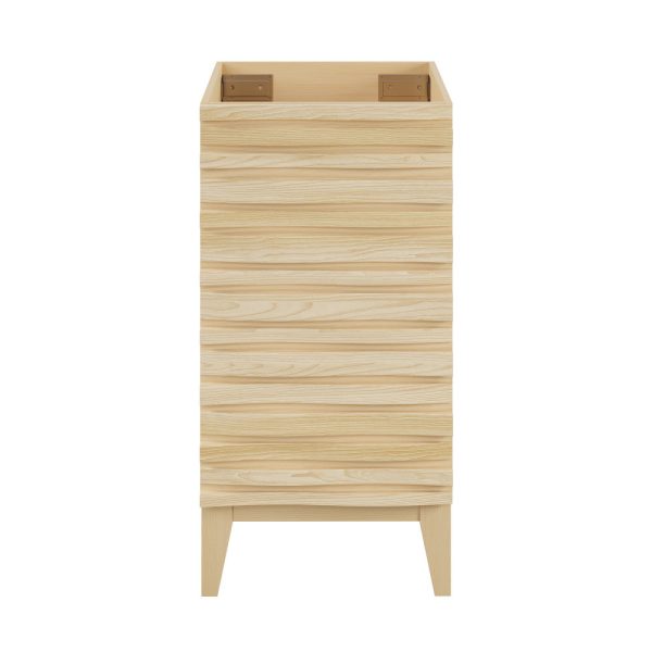 Cascade 18  Bathroom Vanity in Natural Oak - Cabinet Online