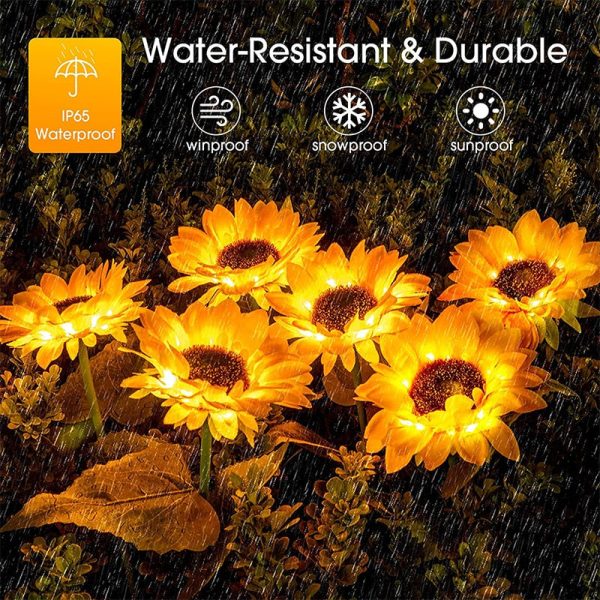 Solar Powered Sunflower LED Light Supply - Image 2