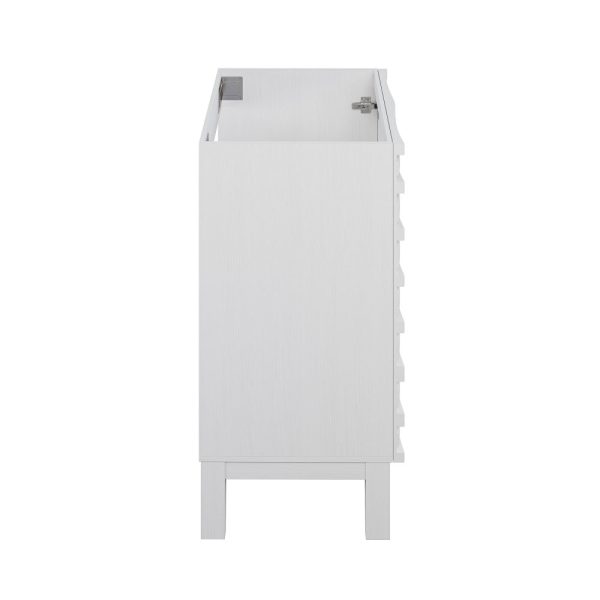 Cascade 24   Bathroom Vanity in White - Cabinet Hot on Sale - Image 5