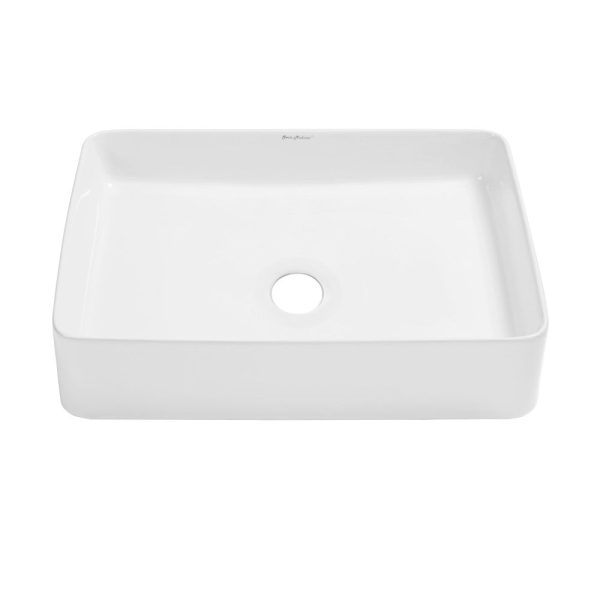 Concorde Rectangle Ceramic Vessel Sink on Sale