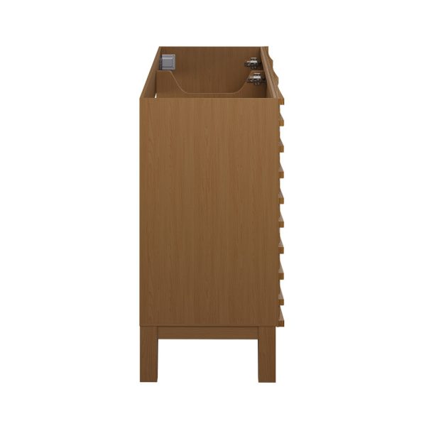 Cascade 36   Bathroom Vanity in Brown Oak - Cabinet For Discount - Image 5
