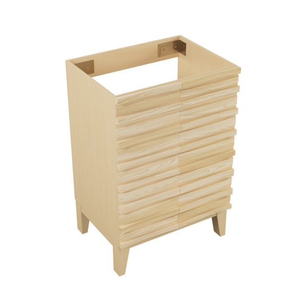 Cascade 24  Bathroom Vanity in Natural Oak - Cabinet Online Sale - Image 3