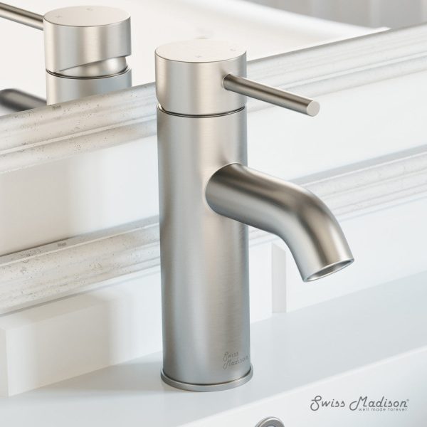Ivy Single Hole, Single-Handle, Bathroom Faucet in Brushed Nickel For Cheap - Image 2