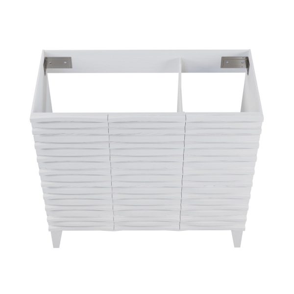 Cascade 36   Bathroom Vanity in White - Cabinet Discount - Image 4