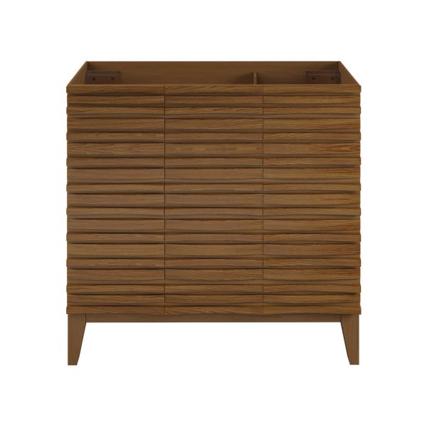 Cascade 36   Bathroom Vanity in Brown Oak - Cabinet For Discount