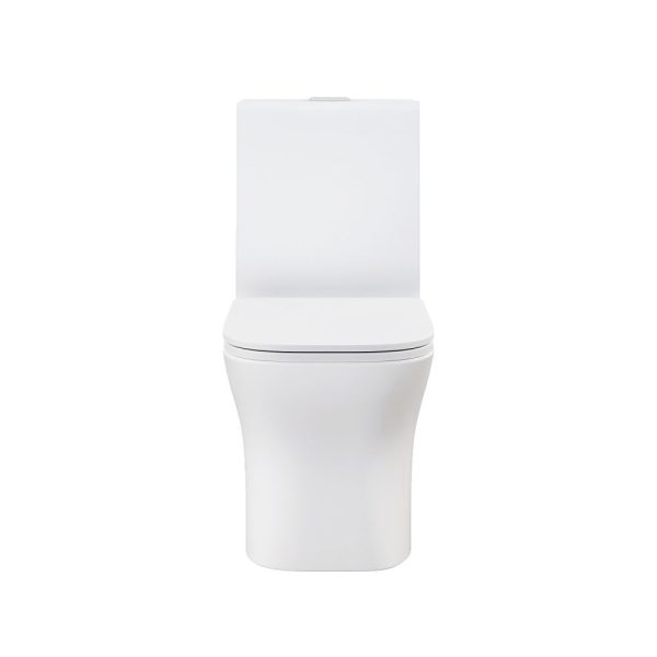 Concorde One Piece Square Toilet Dual Flush 1.1 1.6 gpf in Matte White Online Sale