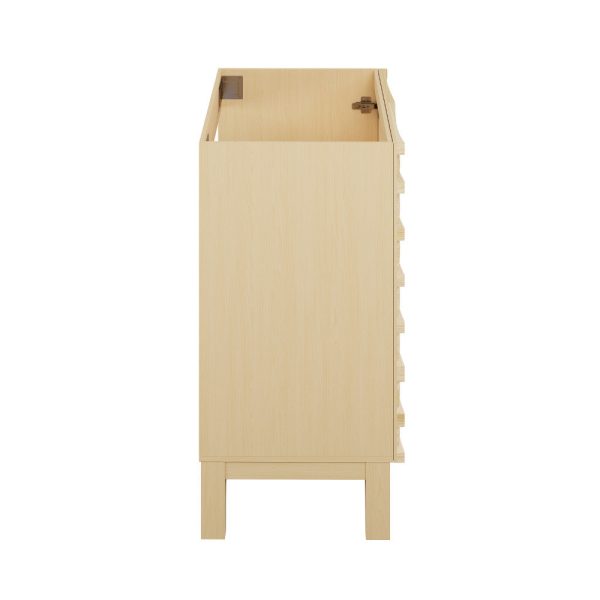 Cascade 24  Bathroom Vanity in Natural Oak - Cabinet Online Sale - Image 5