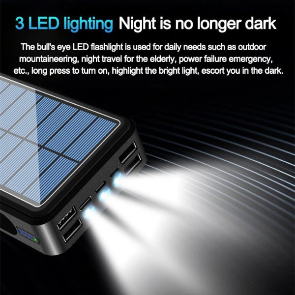 Wireles Solar Power Bank Capacity Hot on Sale - Image 3