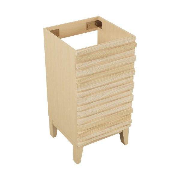 Cascade 18  Bathroom Vanity in Natural Oak - Cabinet Online - Image 3