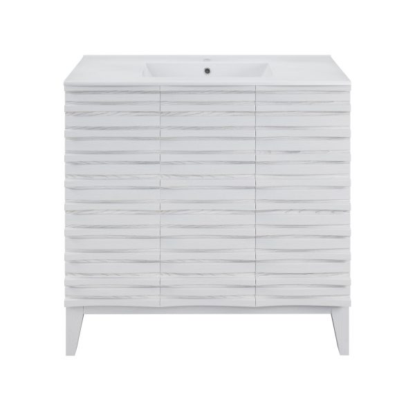 Cascade 36   Bathroom Vanity in White on Sale