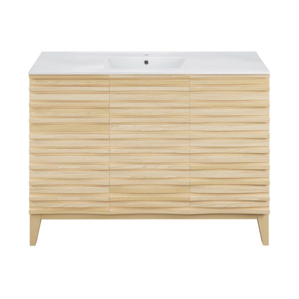 Cascade 48   Bathroom Vanity in Natural Oak Fashion