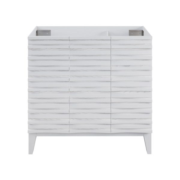 Cascade 36   Bathroom Vanity in White - Cabinet Discount